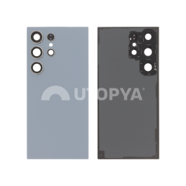 Vitre Arrière Titane Bleu Galaxy S24 Ultra (S928B) (Sans logo)
