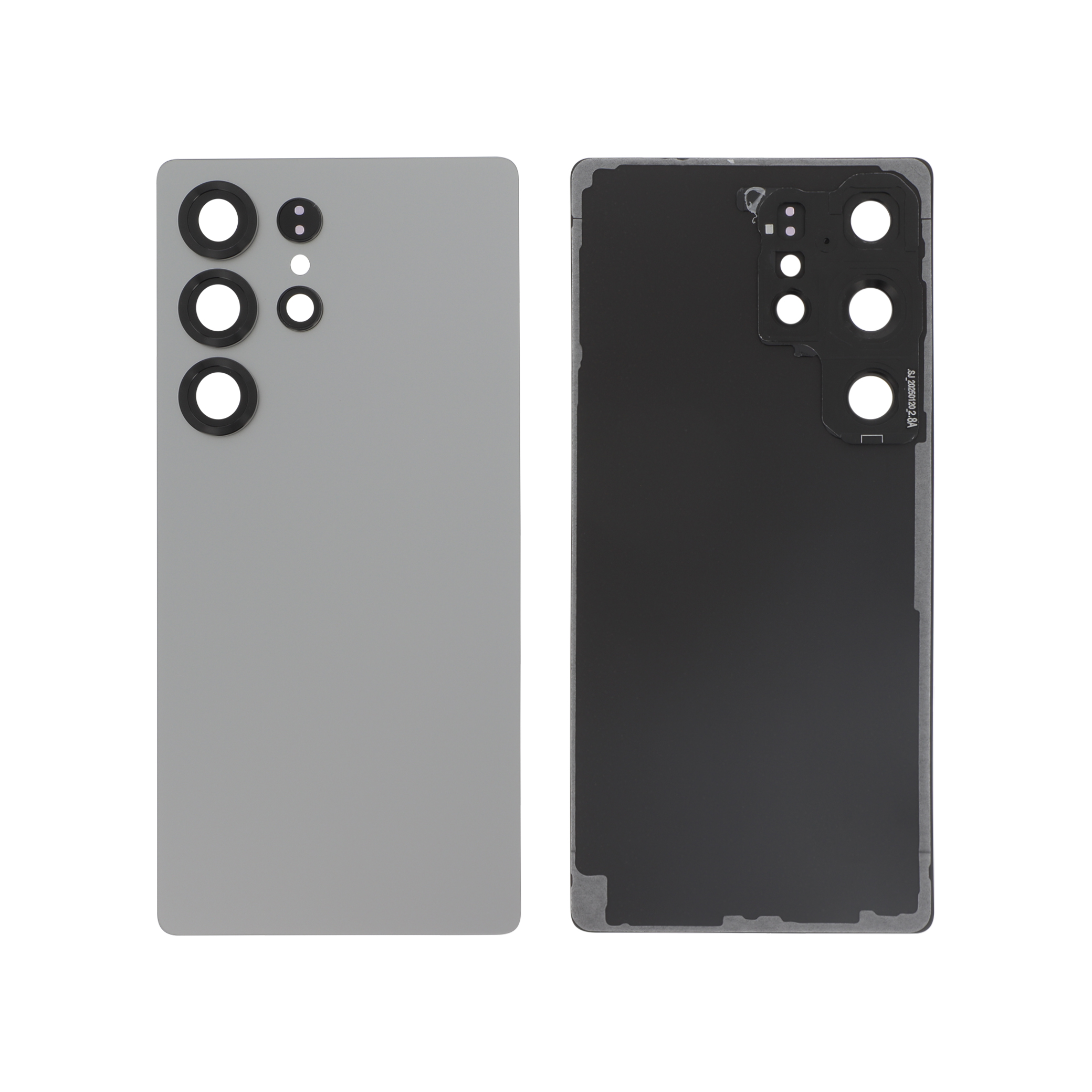 Vitre Arrière Titane Gris Galaxy S25 Ultra (S938B) (Sans logo)