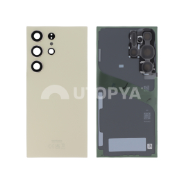 Vitre Arrière Titane Jaune Galaxy S24 Ultra (S928B)