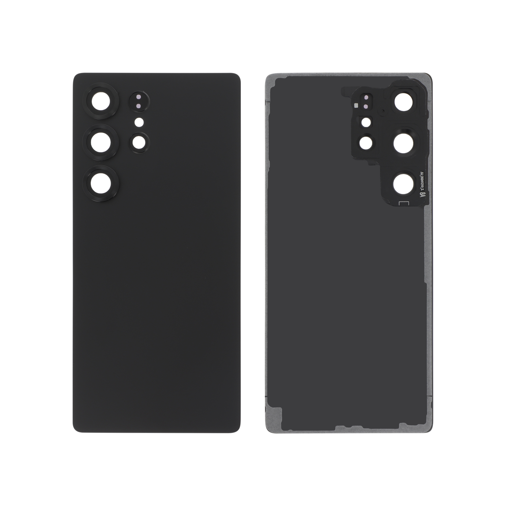 Vitre Arrière Titane Noir de Jais Galaxy S25 Ultra (S938B) (Sans logo)