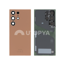 Vitre Arrière Titane Orange Galaxy S24 Ultra (S928B)