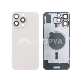 Vitre Arrière Titane Sable iPhone 16 Pro Max (Avec MagSafe) (Sans Logo)