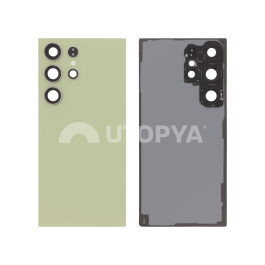 Vitre Arrière Titane Vert Galaxy S24 Ultra (S928B) (Sans logo)