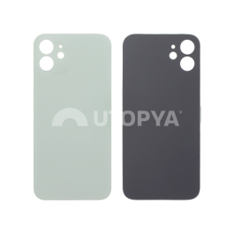 Vitre Arrière Verte iPhone 12 (Large Hole) (Sans Logo)