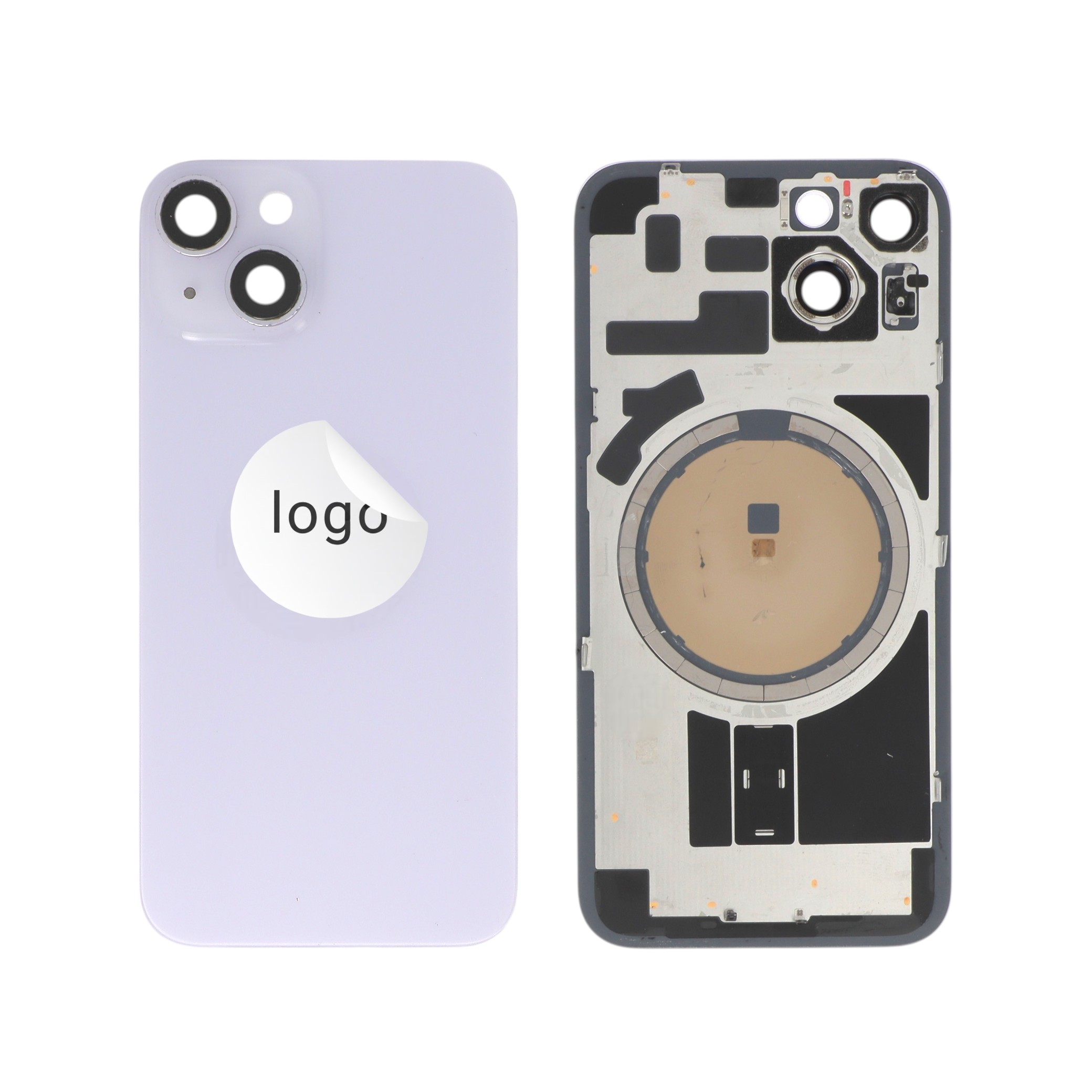 Vitre Arrière Violette iPhone 14 (Pulled B)