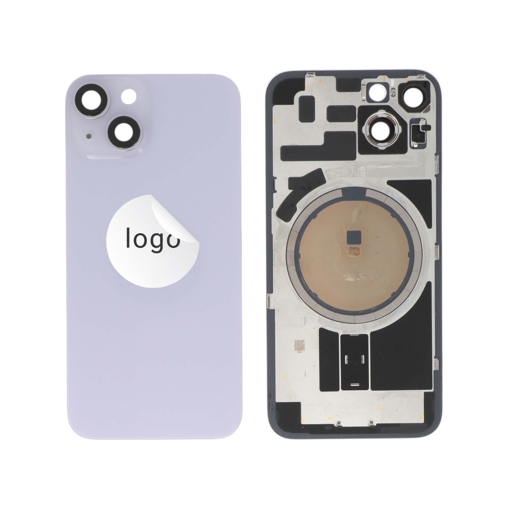 Vitre Arrière Violette iPhone 14 (Pulled C)