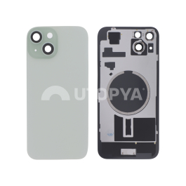 Vitre Complète Verte iPhone 15 Plus (Avec MagSafe) (Sans Logo)