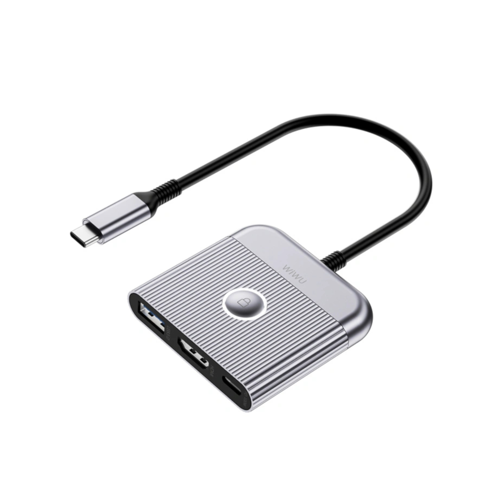 WiWU Adapteur USB-C 3 en 1 (Wi-HB002)