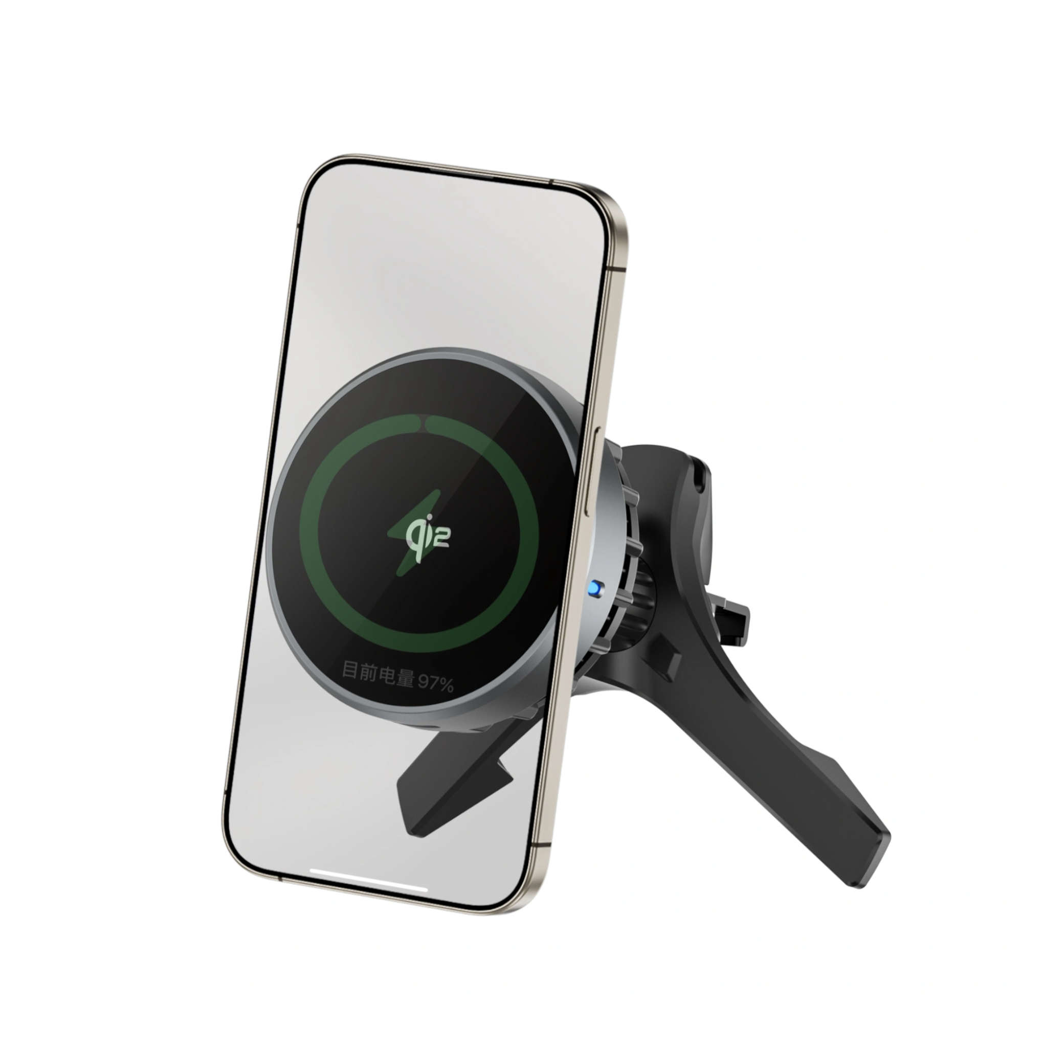 WiWU Chargeur Voiture Magnétique Qi 2.0 (CH-319)