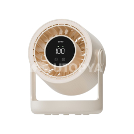 WIWU Hurricane Ventilateur Bureau à Lumière Ambiante (Blanc)