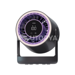 WIWU Hurricane Ventilateur Bureau à Lumière ambiante (Violet)