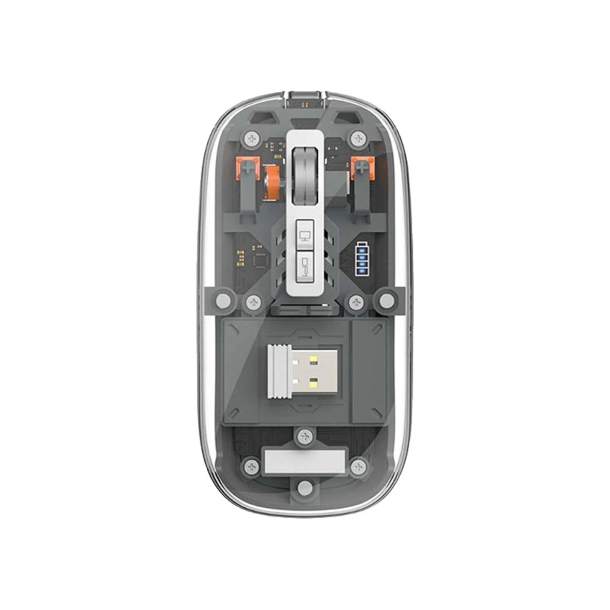 WiWU Souris Magnétique Crystal Filaire/Bluetooth (WM105)