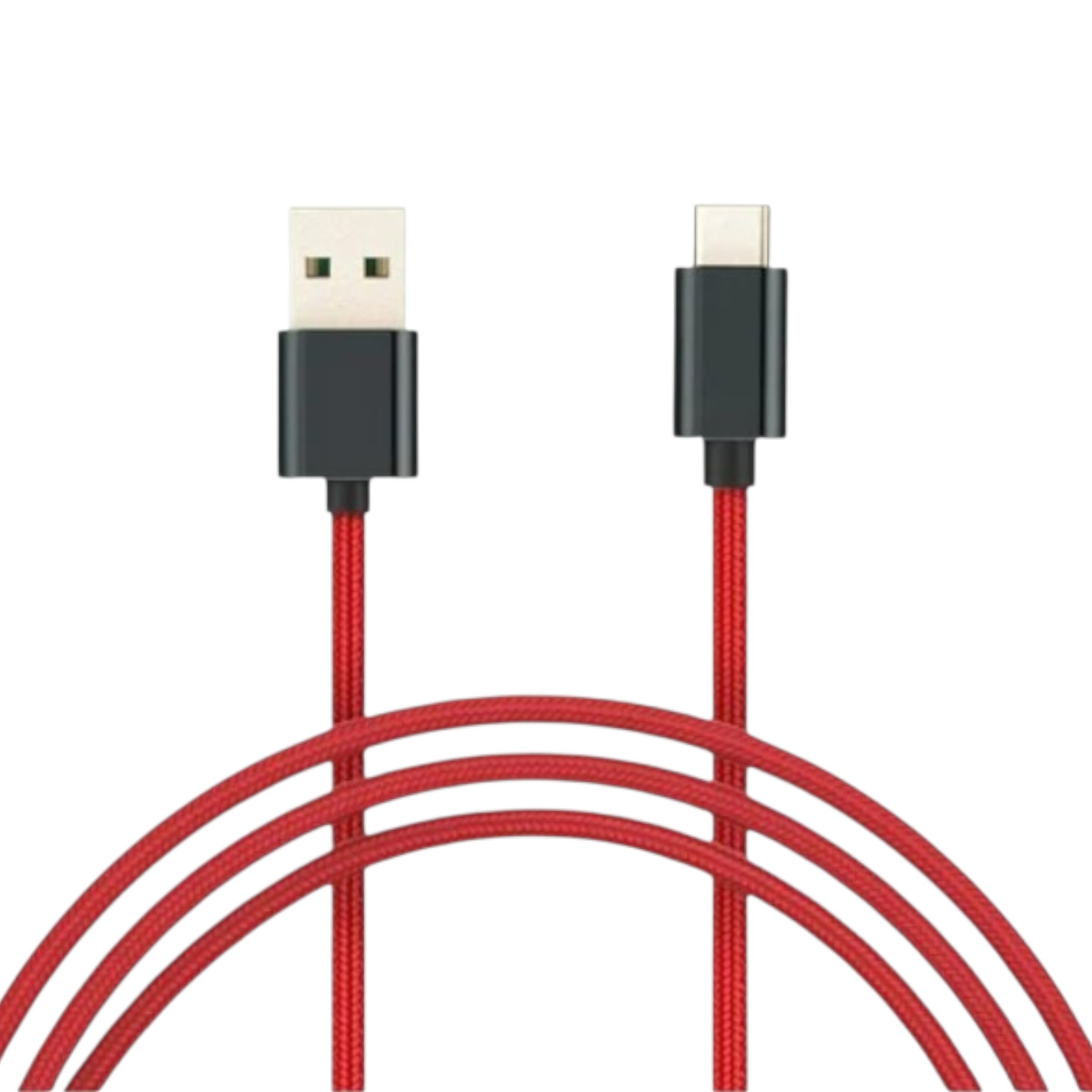 Xiaomi Câble Tressé USB-A vers USB-C 1m (Rouge)