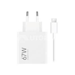 Xiaomi Pack Chargeur 67W + Câble USB-C (Blanc)
